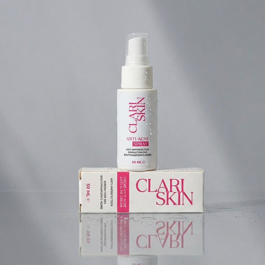 Clari Skin — مضاد لحب الشباب (بخاخ + كريم)
