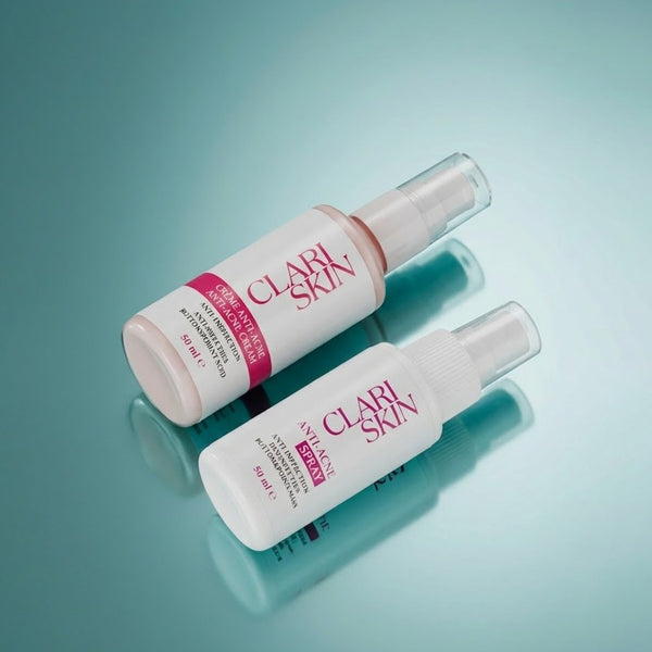Clari Skin — مضاد لحب الشباب (بخاخ + كريم)